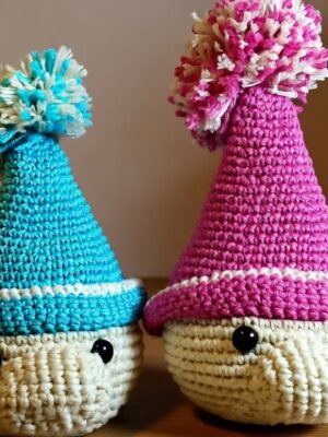 crochet amigurumi gnome