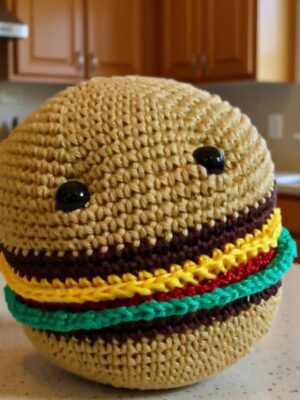 crochet amigurumi sandwich pdf pattern