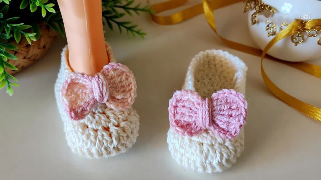crochet baby booties pdf pattern