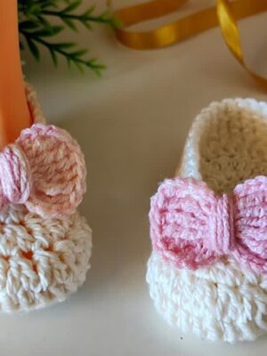 crochet baby booties pdf pattern