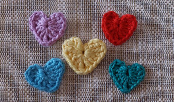 crochet pocket heart
