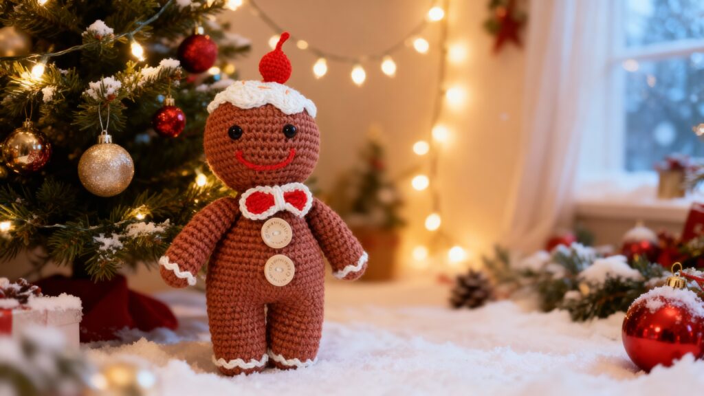 Crochet Gingerbread Men Printable Pattern