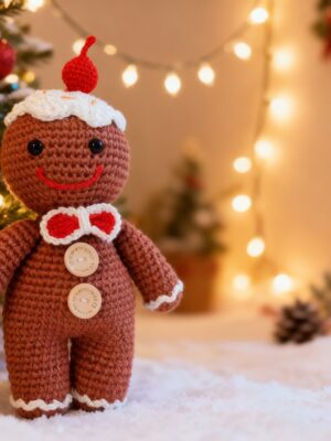 Crochet Gingerbread Men Printable Pattern